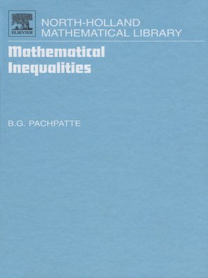 cover image of Mathematical Inequalities